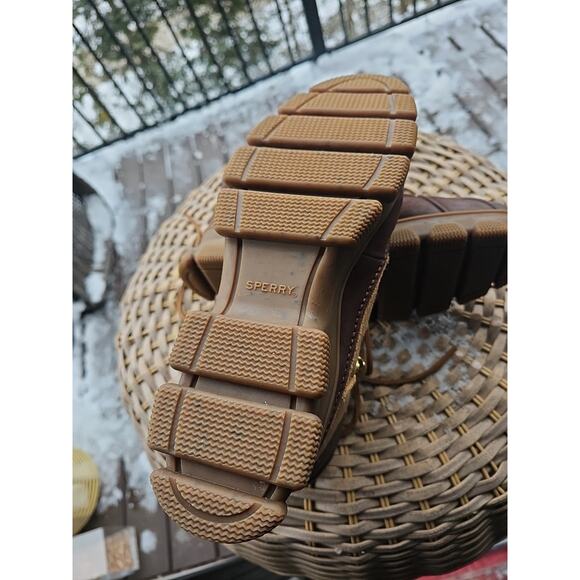 Sperry The Summit Leather Waterproof Snow/Rain Boots Women 9 EU 40 UK 6.5 86895 - Picture 5 of 10